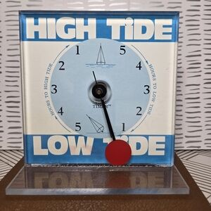 Schelling Classic Tide Timer 24 Hour Tide Clock. High & Low Tide. Ocean Beach